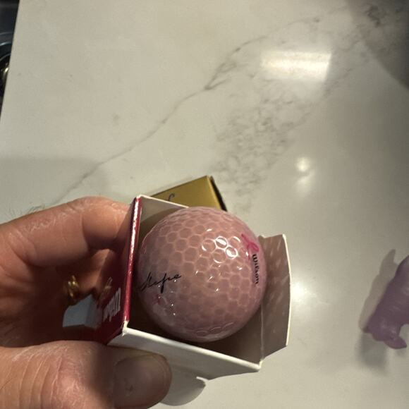 Breast Cancer Golf Balls 6 - Picture 5 of 6